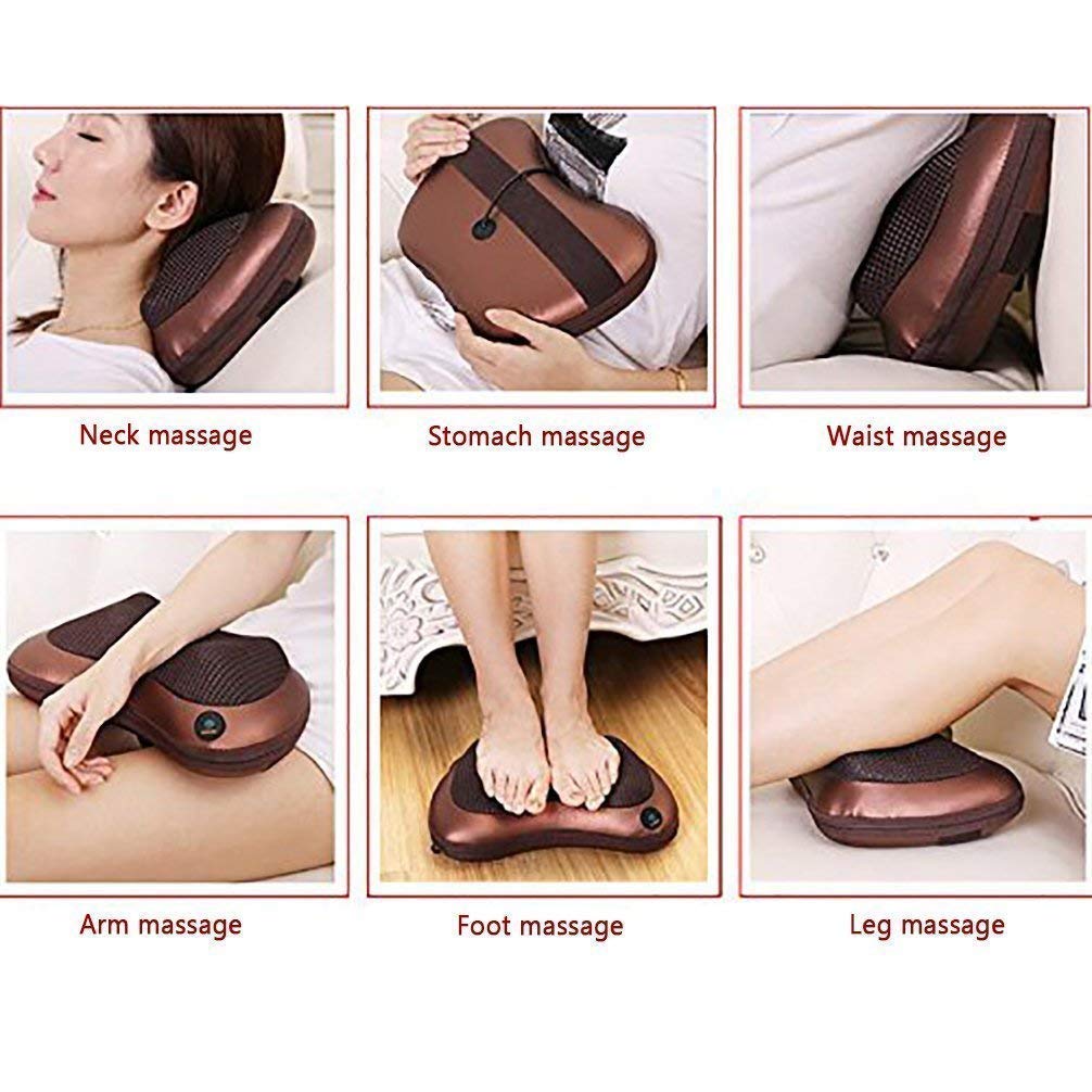 Car Massager Pillow Car And Home Massage Pillow Office Full Body Pain Relief Massager Pillow