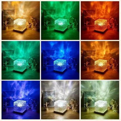 Ocean Wave Projector Lamp Romantic Water Wave Effect 3D illusion Projector Lamp