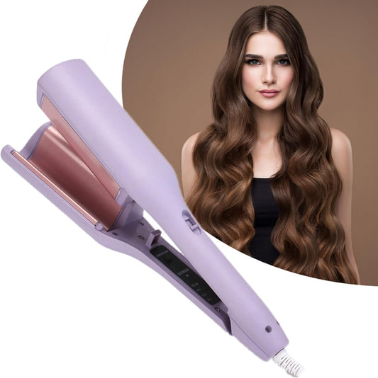 Wave Curling Iron  2-Barrel Ionic Ceramic Wavy Hair Curler 32mm Curling iron