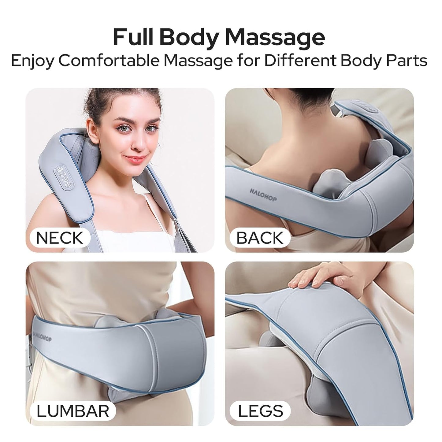 Rechargeable Neck And Solder Massager Neck Massager with Heating, Body Massager for Body Aches and Pains Relief