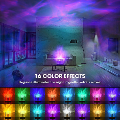 Ocean Wave Projector Lamp Romantic Water Wave Effect 3D illusion Projector Lamp