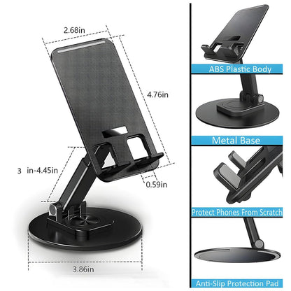 Desktop Folding Mobile Stand Adjustable Mobile Holder Stand