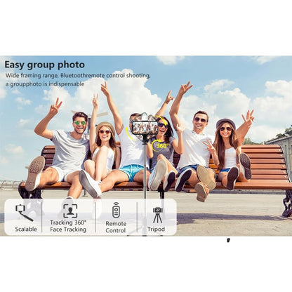 R1s Bluetooth Selfie Sticks with Remote and Selfie Light